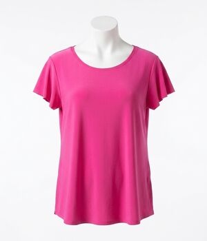 NEW SYMPLI flutter top in peony